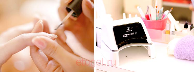Процесс покрытия ногтей системой GELeration